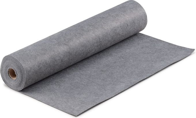 Vaessen Creative Vilt op Rol - Grijs - 1 mm - 45 cm x 5 m