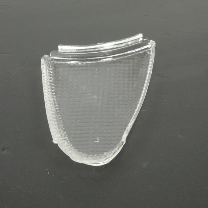 Knipperlichtglas voor Scooter Peugeot 50 Zenith Rechtsachter / Wit Nieuw