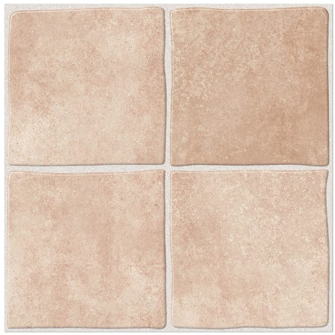 24Supply Plaktegels - 10 Stuks - Glans - Bruin - 30x30cm