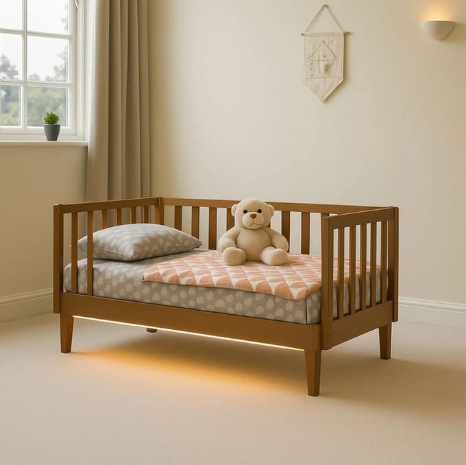 Bedverlichting met bewegingssensor - 1 meter - 1 zijde - Warm wit licht - In-en uitstapverlichting - Complete set