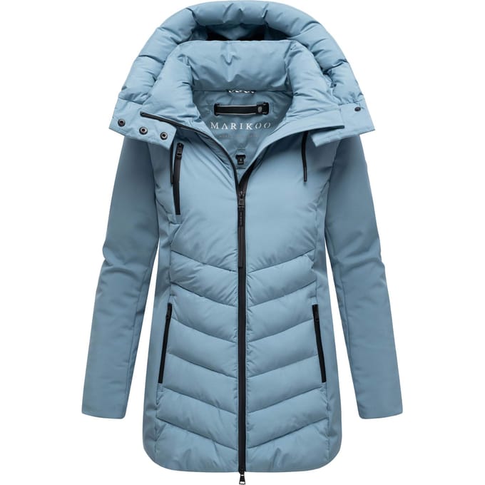 Marikoo dames winterjas Tivaa XVI met softshell & afneembare capuchon