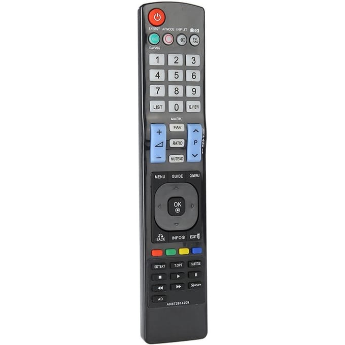 Télécommande de remplacement pour téléviseur LG AKB72914209 blanc