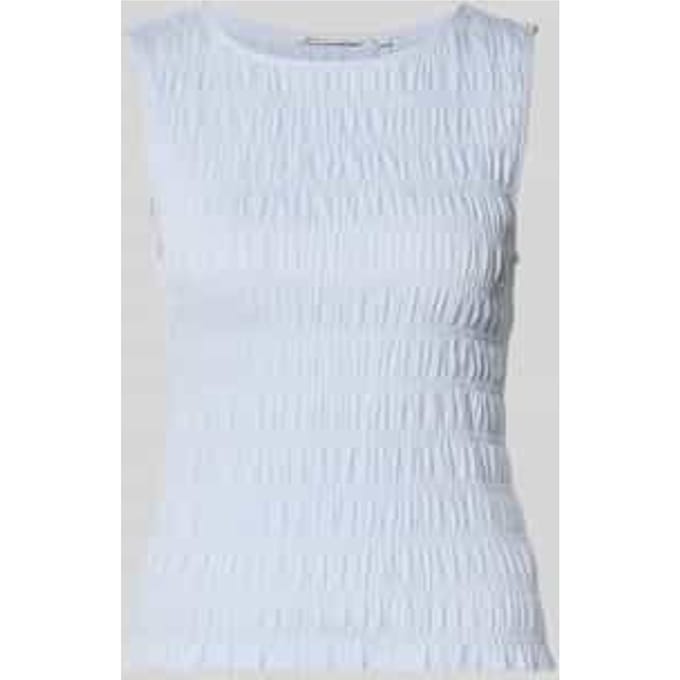 Tom Tailor Denim - Gesmokte top met stretch - Maat S - mountain sky blue