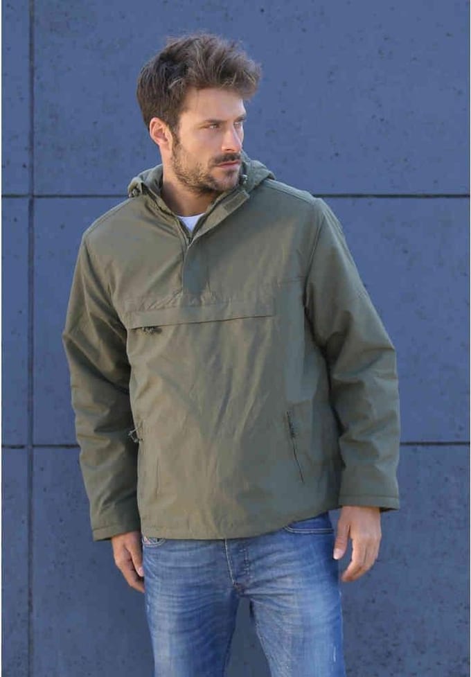 Brandit Windbreaker jacket -5XL- Pull Over Groen