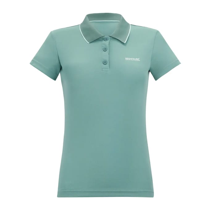 Dames Maverick V Polo met logo en V-vormige uiteinden
