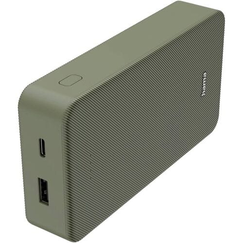 Hama Batterie Powerbank 20000 mAh Fast Charge LiPo Groen Statusweergave