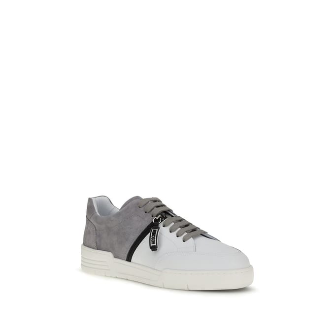 Moschino Multi-kleur Kalfsleer Bos Taurus Lage Sneakers