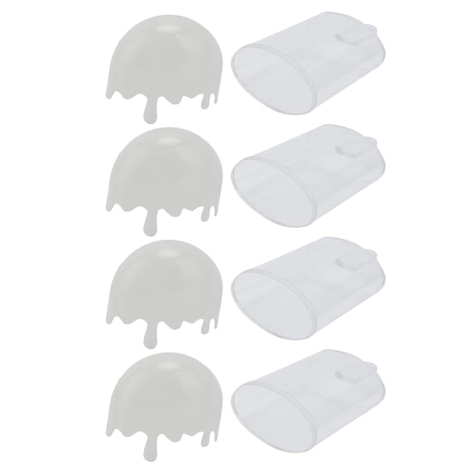 12 stuks IJsje Vorm Snoepdoos Plastic Snoepdoos Container Bruiloft Feestartikelen Wit roze