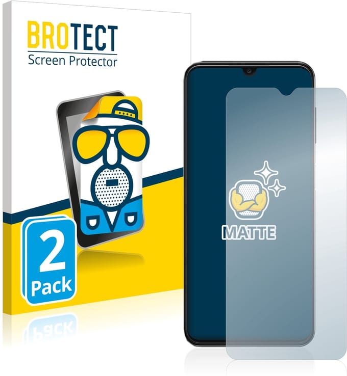 BROTECT - Screenprotector voor Samsung Galaxy A13 2.0 - Folie Beschermfolie matte 2 Stuks