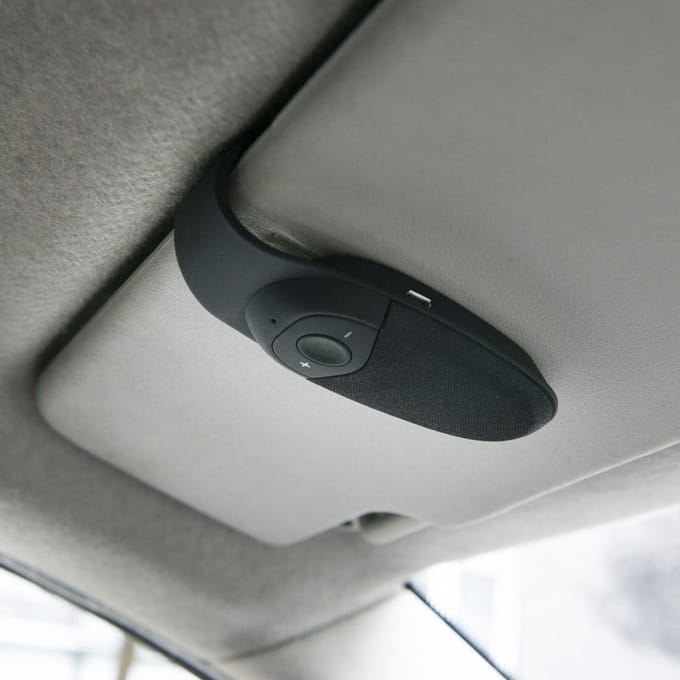 Bluetooth Carkit, Zwart - Kunststof - Celly
