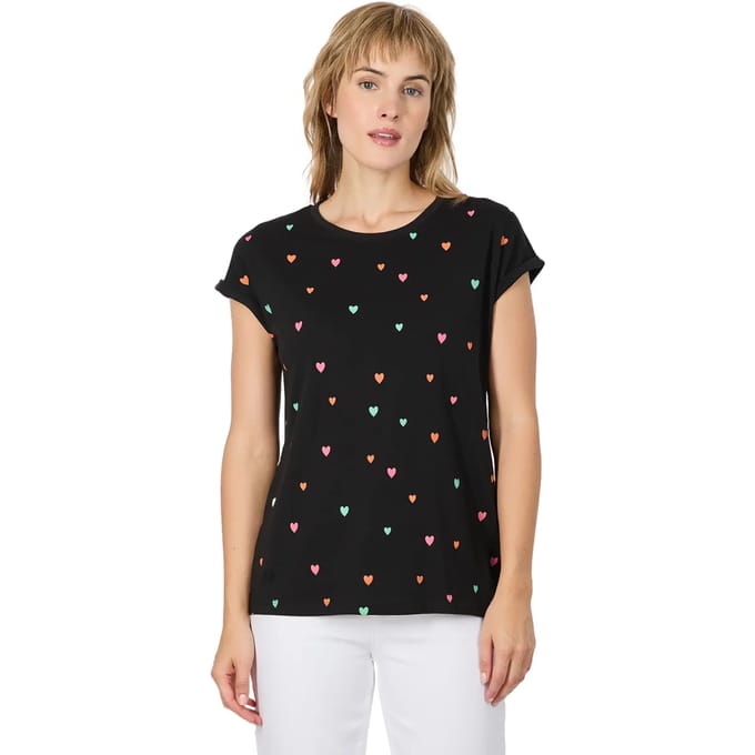 Dames-T-shirt met opdruk Ragwear Diona