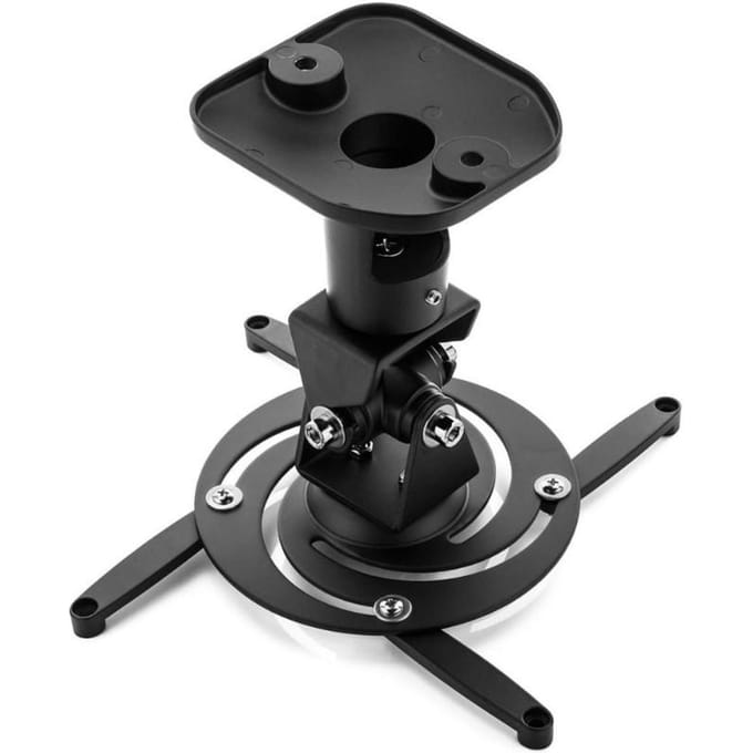 Support de projecteur de plafond 22cm 10kg noir