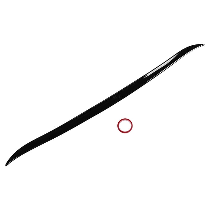 Universele Glanzend Zwarte Auto Achterklep Spoiler Lip UV-bestendig Rubber Spoiler Vleugel black