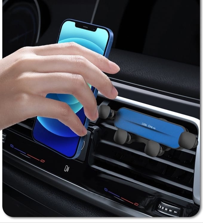 Pro Care Excellent Quality® Small One Auto Telefoon Houder - Auto Accessoires - Auto Accessoires Interieur - Smaller But More Secure - Blauw Zwart