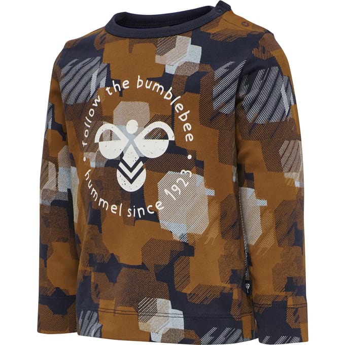 T-shirt met lange mouwen voor babyjongens Hummel Buddy