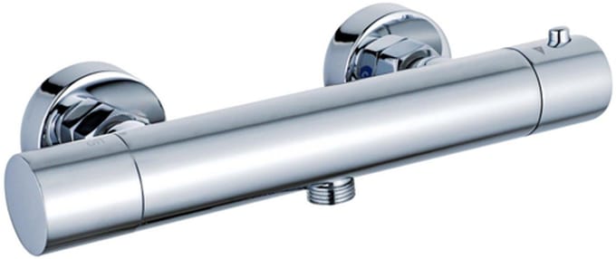 FugaFlow Eccelente Sobrado Badkamer Thermostatische Douchekraan - opbouw - chroom