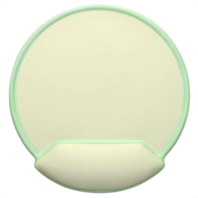 Techidna - Ergonomische Muismat met Polssteun - Groen - Gelkussen - Antislip - Compact