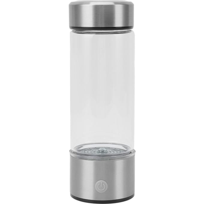 Waterstofwaterfles 1000PPB Snelle Elektrolyse 420ml Water Ionisator Anti-Aging Waterrijk Waterstofwater L white