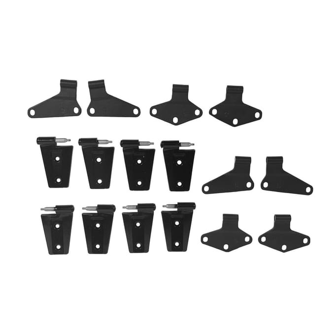 4 Deur Scharnier Montage Kits Stevig Langdurig Verbeterde Prestaties Buiten Binnen Deur Scharnieren Kit voor Wrangler JK 2007