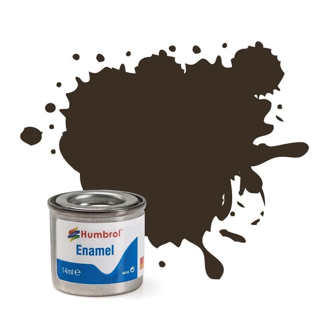 Humbrol Emailleverf Glans - 14 ml - No. 10 Service Brown