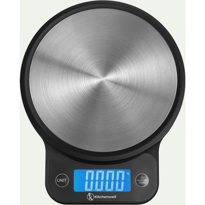 Kitchenwell Keukenweegschaal - Digitaal - 1g-10kg - LCD - Waterbestendig