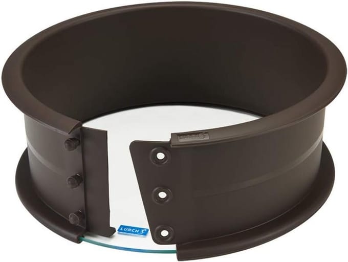 Springvorm - Taartvorm - Taarten Bakken - Met glazen bodem - 20 cm - Grijs