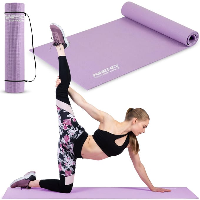 Oefenmat 173 x 61 cm Neo-Sport - 192102 - paars