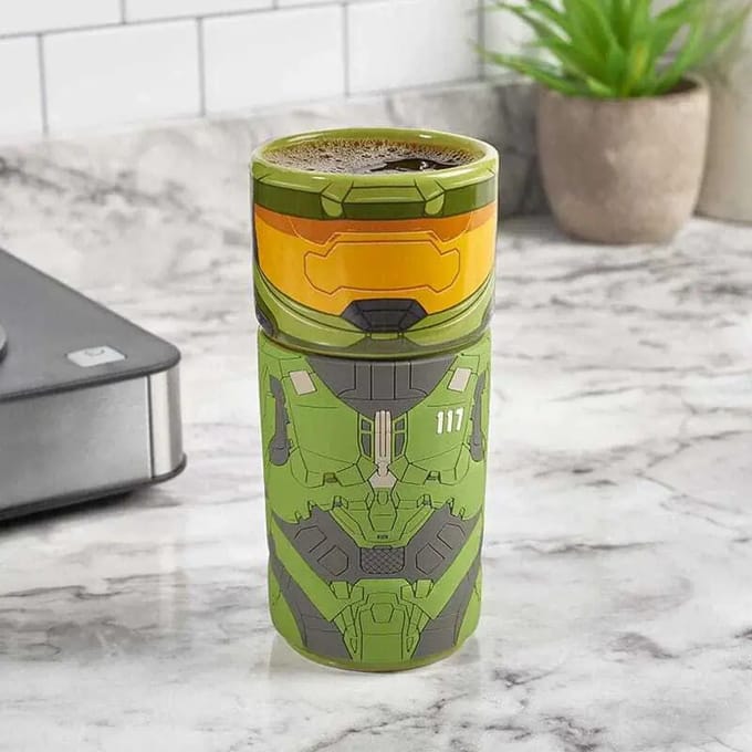 Numskull - Halo - Master Chief Coscup Herbruikbare Thermo Mok