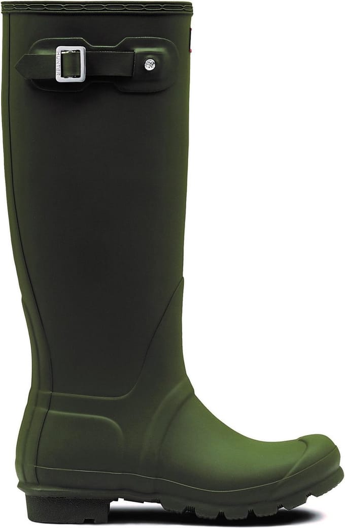 Hunter - Regenlaarzen voor dames - Original - Hoog - Olijfgroen - maat 38EU