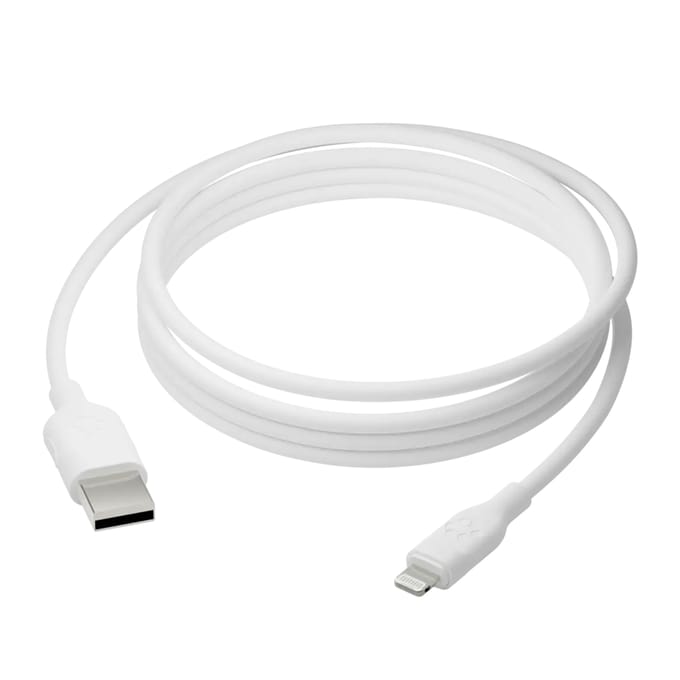 dbramante1928 re-charge - Oplaadkabel - USB-A naar geschikt voor Lightning - 2,5 meter - Wit