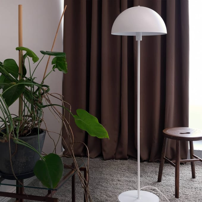 Dyberg Larsen Stockholm Vloerlamp Mat Wit