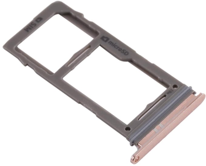 Voor Samsung Galaxy S10 / S10+ / S10e SIM/SD Kaarthouder Roze