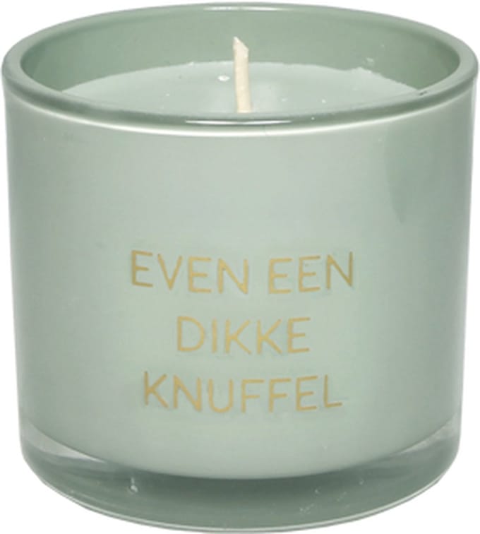 MY FLAME - Sojakaars - Even een dikke knuffel - Minty Bamboo - groen - 30 branduren