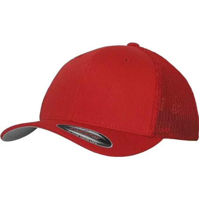 Urban Classics - Mesh Trucker Pet - L/XL - Rood