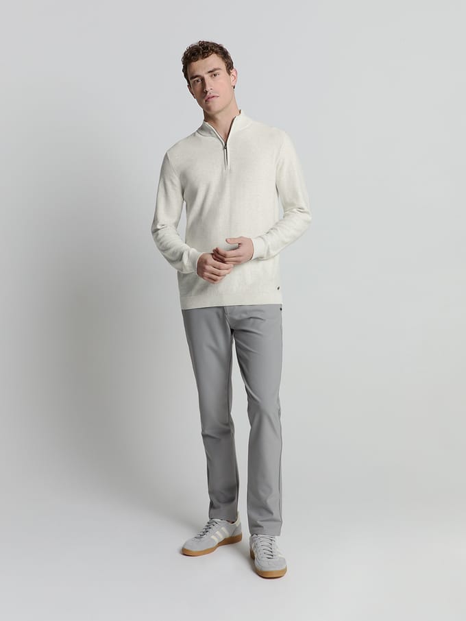 No Excess Pullover Half Zip Melange Kit Größe: XL | Pullover Outlet | Herren