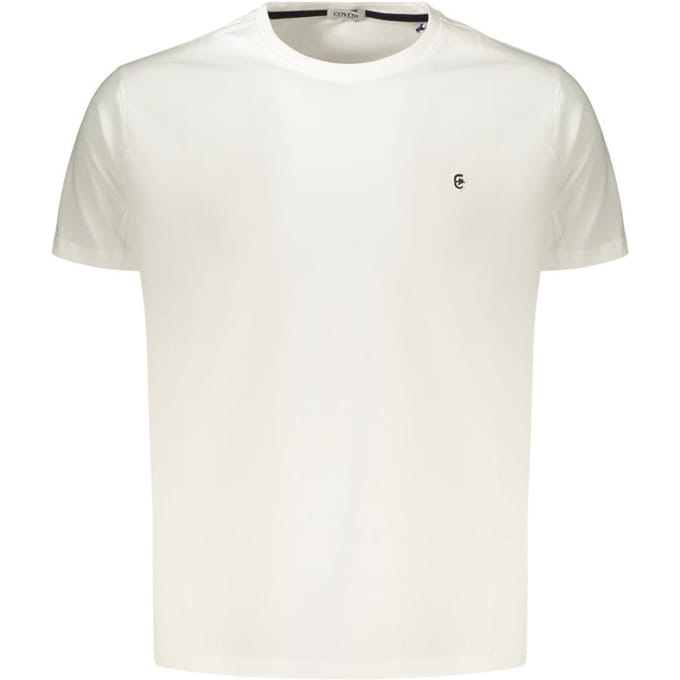 Coveri Moving Bianco Katoenen Mannen T-Shirt