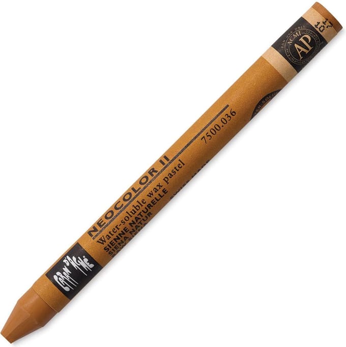 Caran d´Ache Neocolor II Aquarelkrijt | Sienna naturel (036)
