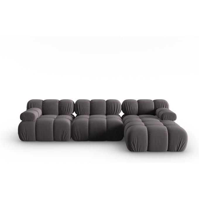Modulaire-4-zitshoekbank Tropea rechts velvet | Milo Casa