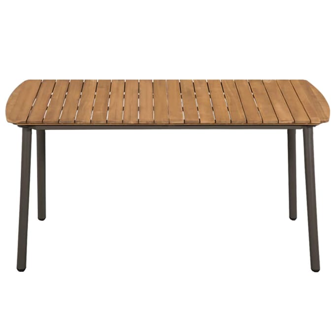 vidaXL - 5-delige - Tuinset - poly - rattan - grijs