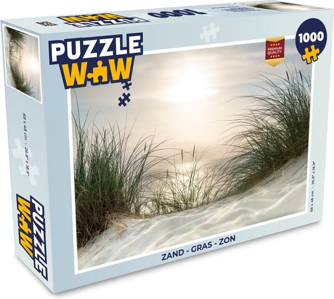 Puzzel Zand - Gras - Zon - Legpuzzel - Puzzel 1000 stukjes volwassenen