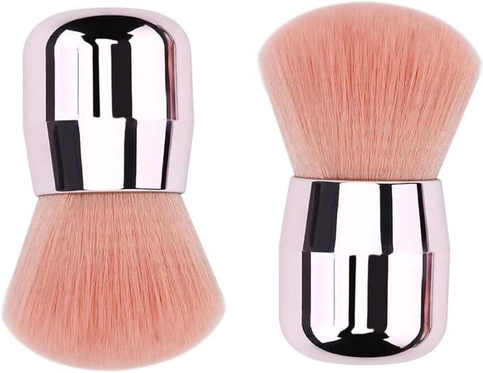 Stofborstel voor Nail Art - set van 2 stuks - manicure accessoires