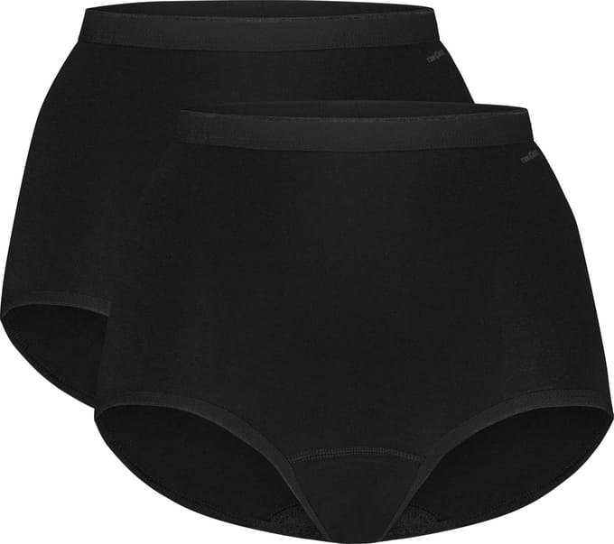 Ten Cate Basics organic cotton stretch high waist zwart 2-pack voor Dames | Maat 4XL