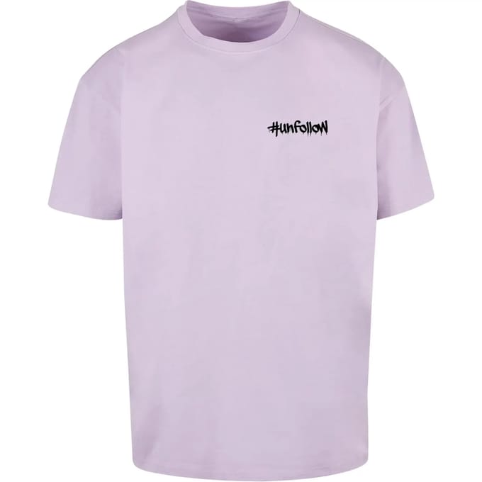 Dames-T-shirt oversized Merchcode Unfollow front X