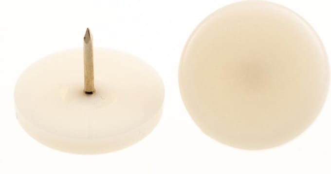 Verlofix Glijnagel Diameter 30mm Kunststof Wit 4 Stuks