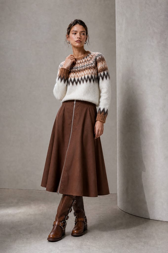 Bardolino taffeta zipper skirt | Ohra - Ohra / M