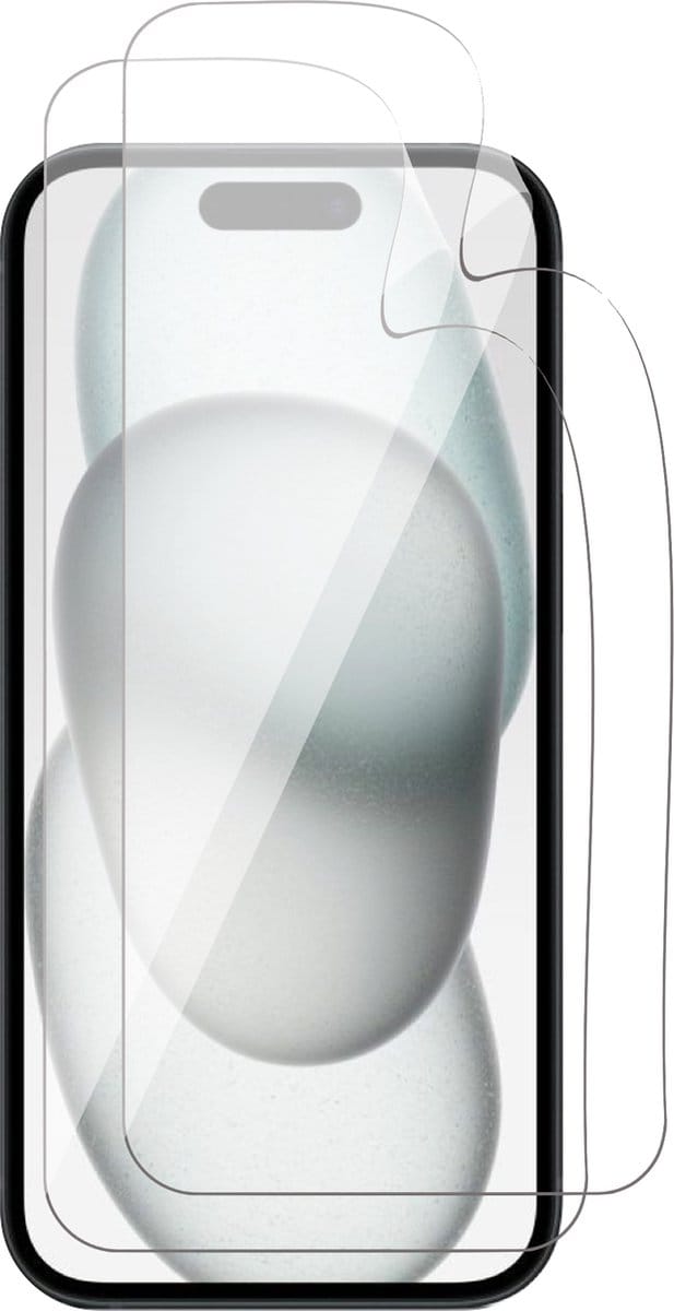 Screenprotector geschikt voor iPhone 15 - 2x FlexGuard Screen Protector