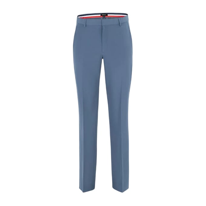 Donnay Performance antibacteriële formele herenbroek (Blauw)