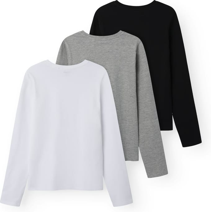 NAME IT - TKMJOX 3P LS TOP NOOS - Jongens - Blouses