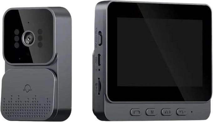 Video Deurbel Kit - Intercom Systeem - Thuis Beveiligen - 43 Inch IPS Scherm - 1080P - Zwart