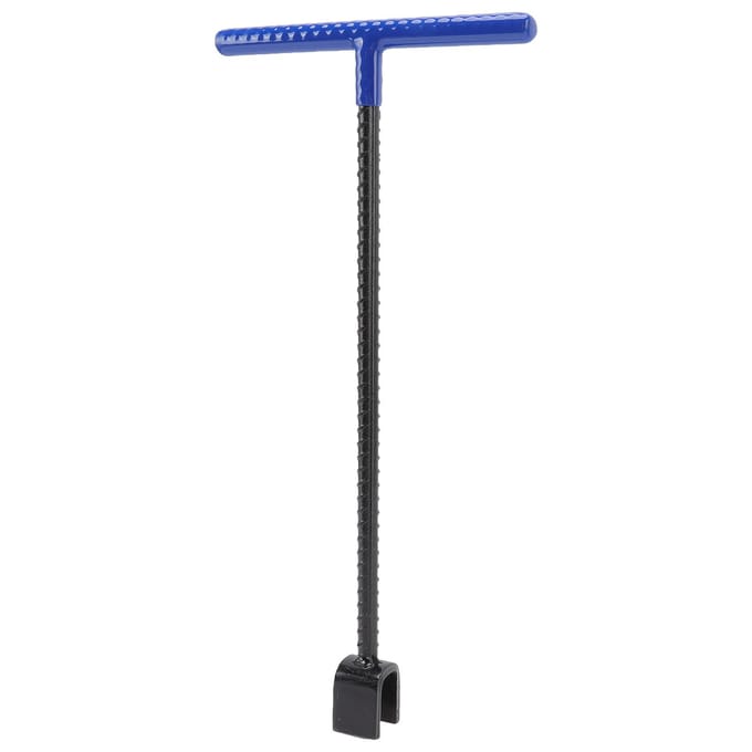 Stalen Watersleutel Multifunctionele T-Handgreep Straatsleutel met 4-weg Utility Tool voor Kleppen black